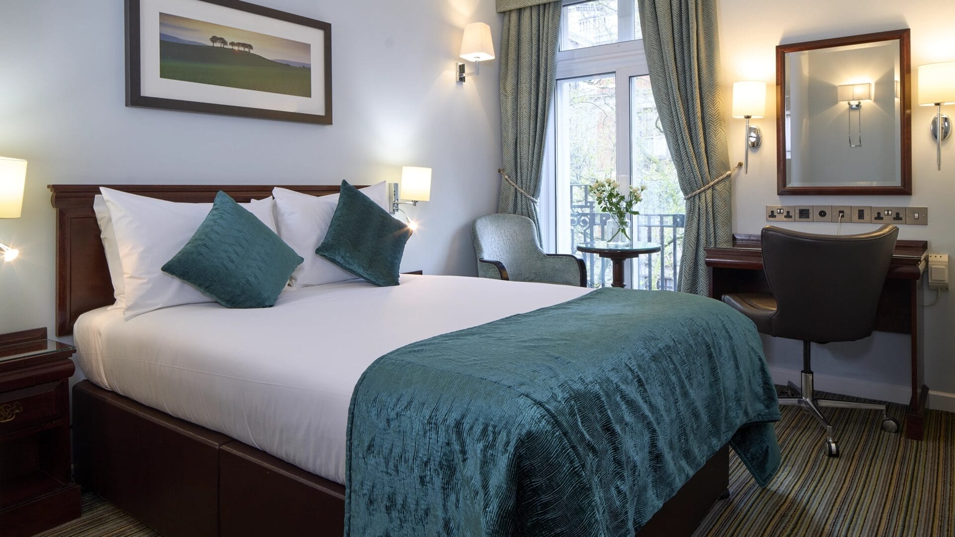 Classic double bedroom at The Rembrandt