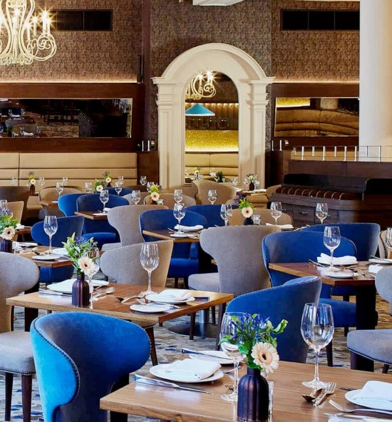 Dining area at The Rembrandt